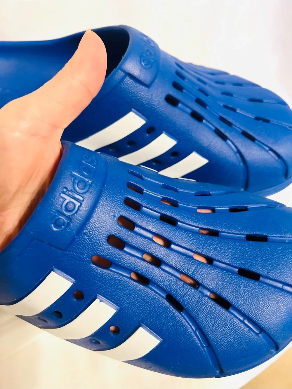 Adidas odi FoM Superstar Mule Clogs Blue Slip-On Clog Royal/White-Sz.(M-9, W-10)